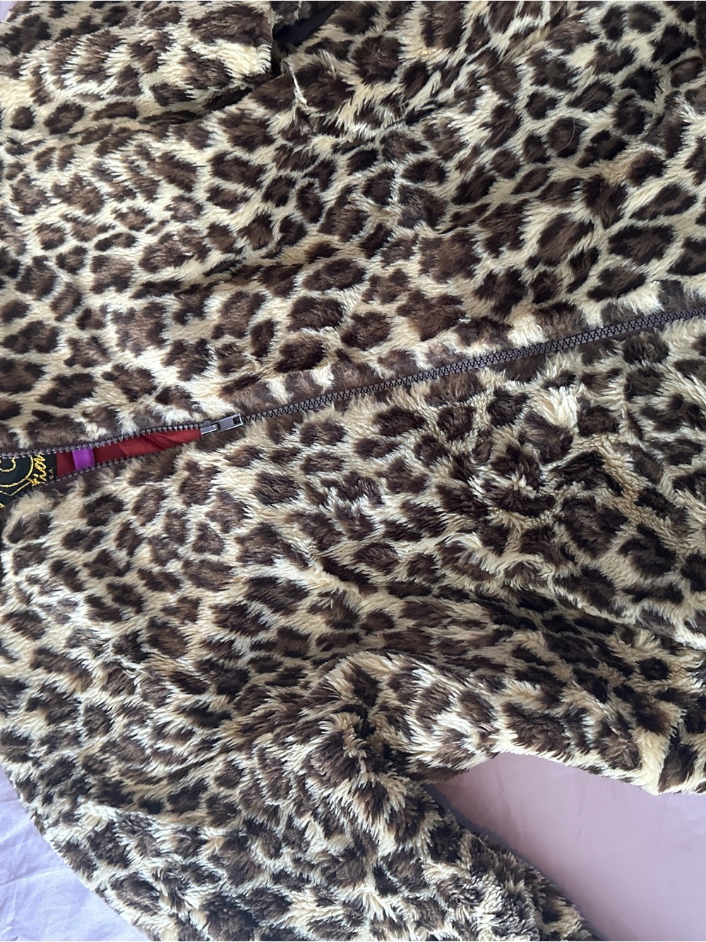 Vintage Leopard Jacket w Hood